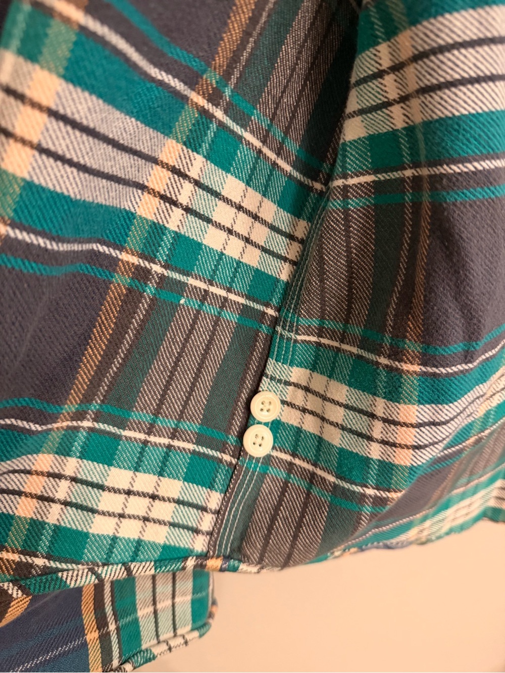 Ralph Lauren Plaid Button-Down Flannel Work Shirt - Picture 6 of 6